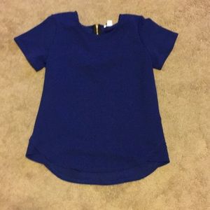 Bar III electric blue blouse